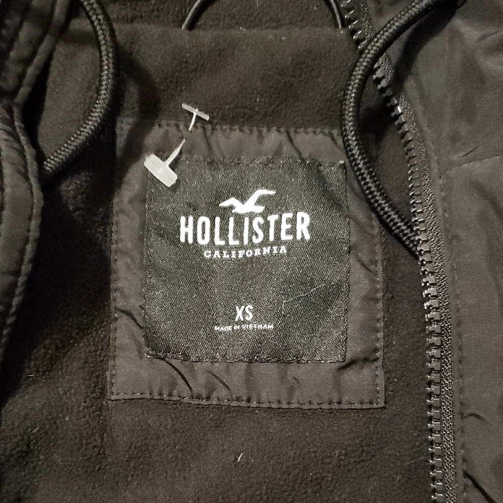 Hollister Charcoal Hooded Jacket - Picture 2 of 8